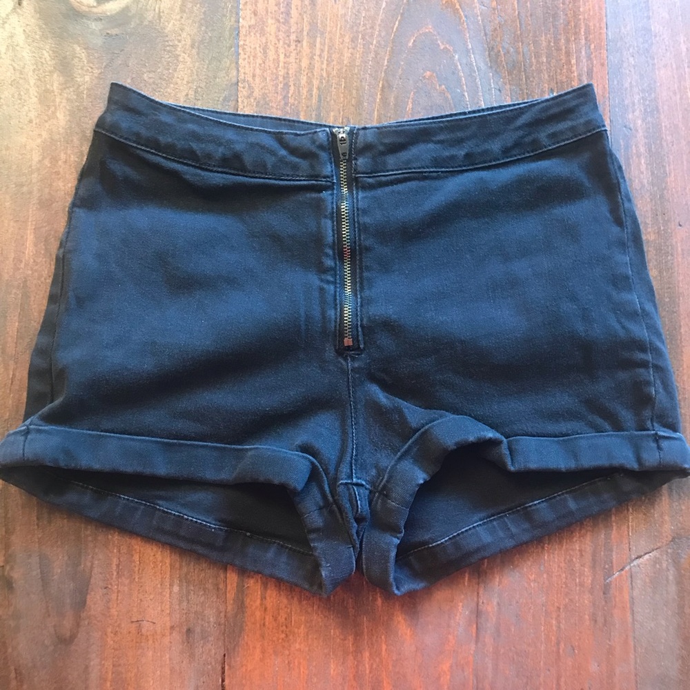 Bullhead Black Denim Shorts